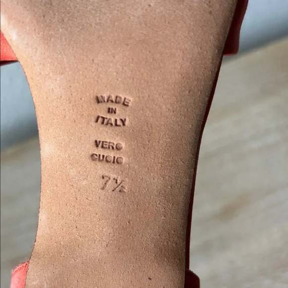 Butter Satin Heels with Gold Shell Accent - Picture 12 of 13